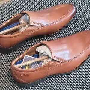 Clarks | Shoes | Clarks Mens Whiddon Plain Loafer Dark Tan 